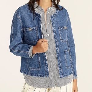 J. Crew Simone Relaxed Denim Jacket